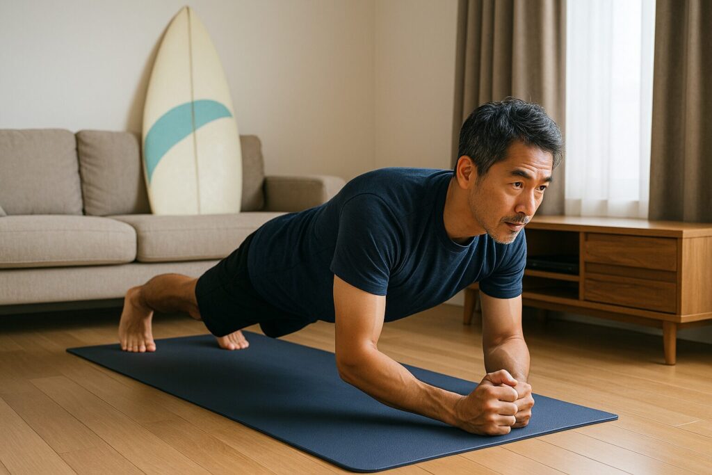 体感トレーニングをしている様子